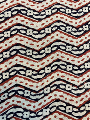 Beautiful Hand Block Printed Fabric, Cotton Fabric, Indian Fabric, fabric by yard, Block Printed Cotton womens clothing - Rohiyaan